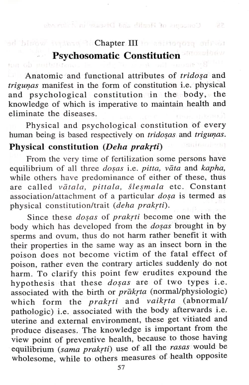 Concepts of Health and Disease in Ayurveda